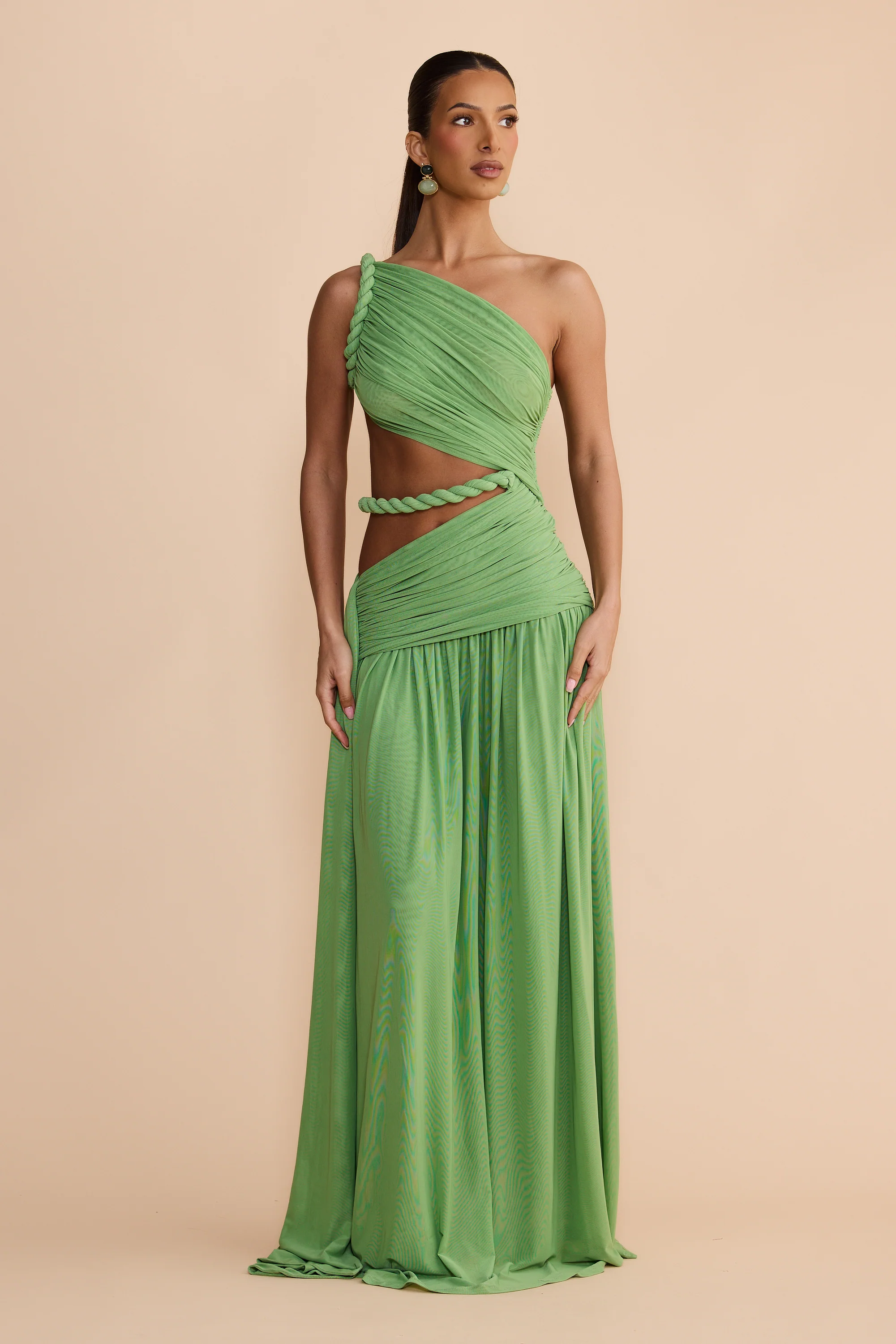 IZALIA GOWN - SAGE