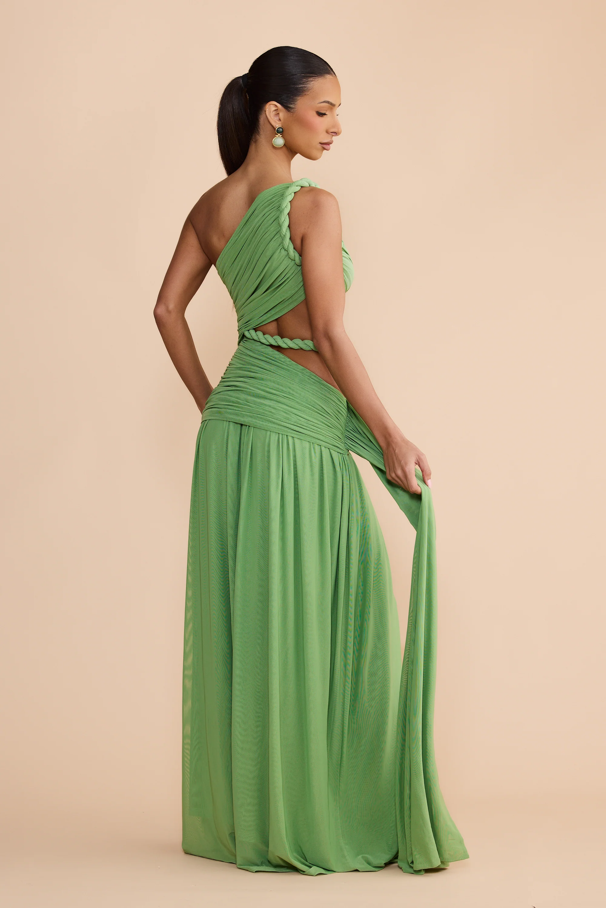 IZALIA GOWN - SAGE - Image 3