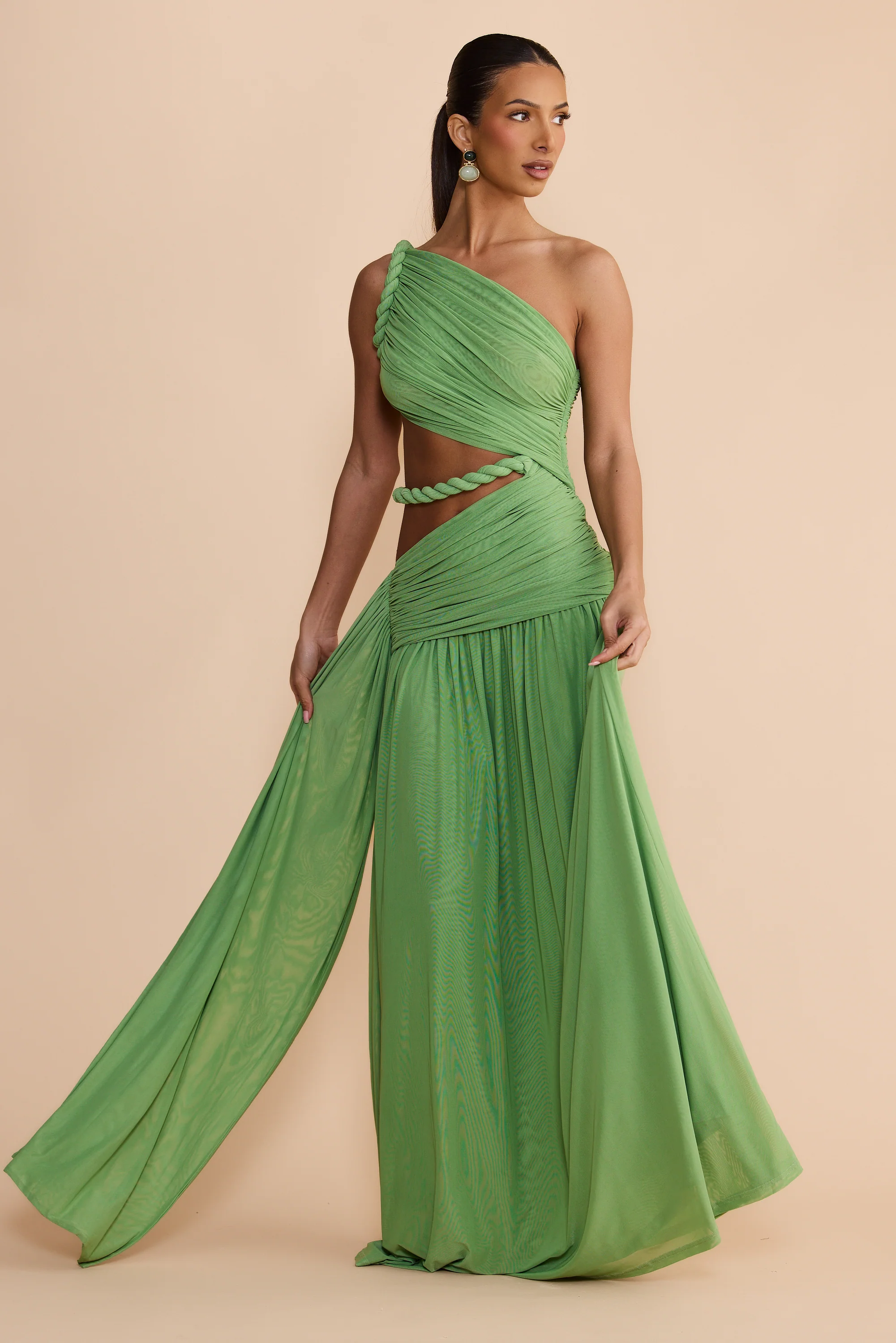 IZALIA GOWN - SAGE - Image 5