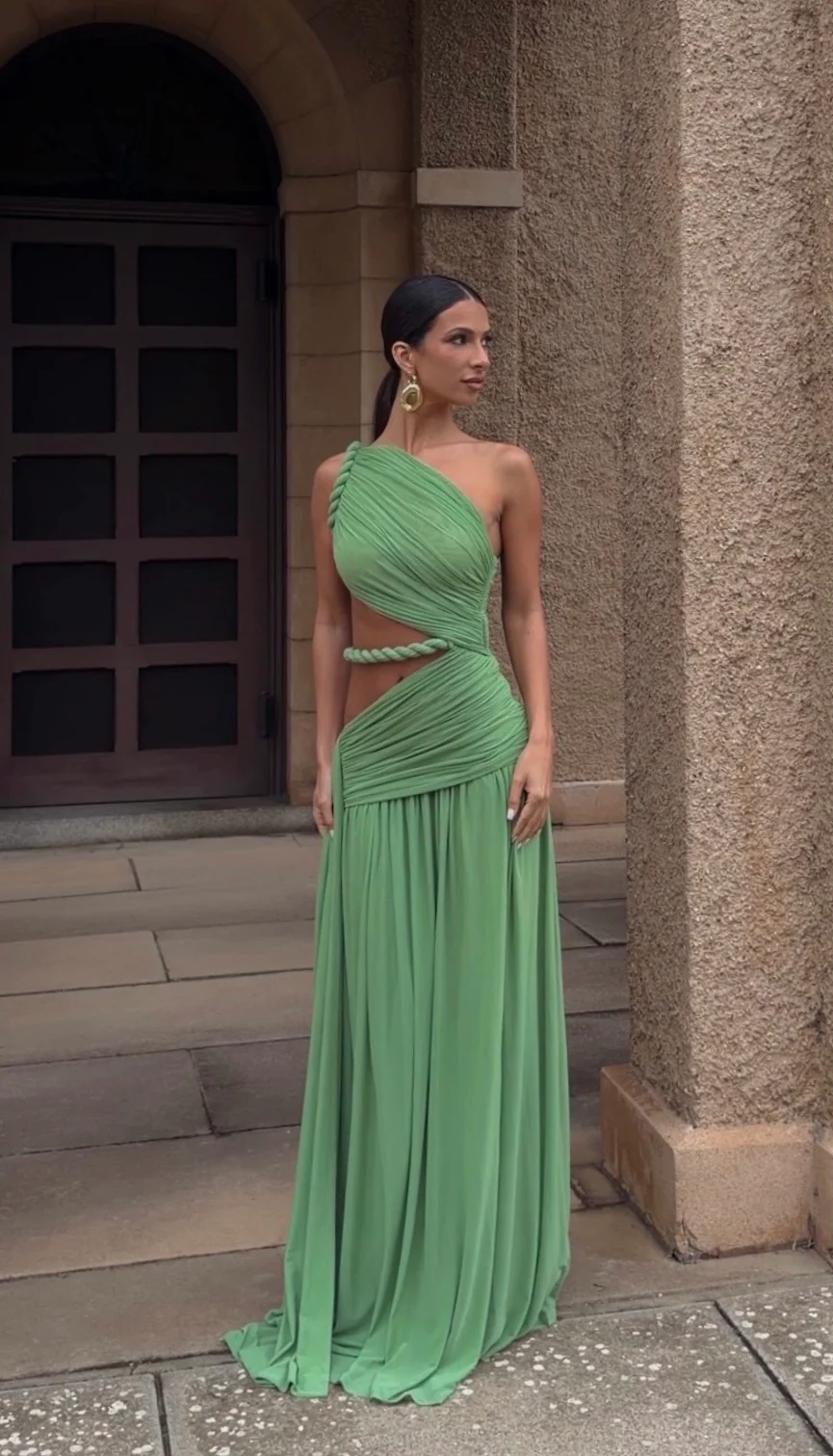 IZALIA GOWN - SAGE - Image 7